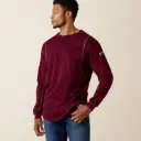 ARIAT-FR AC Crew T-Shirt Malbec Ruby
