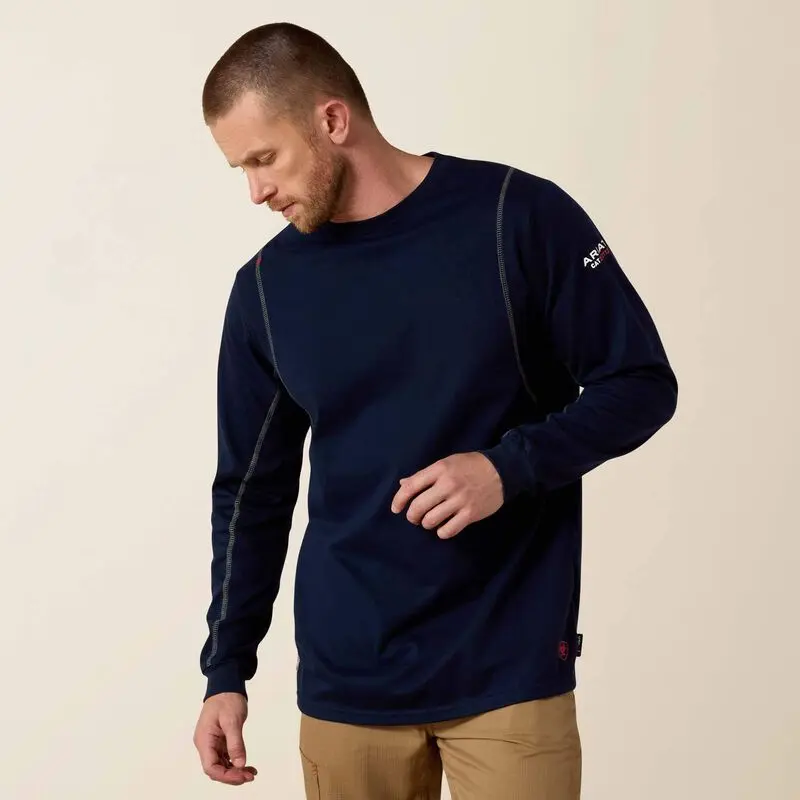 ARIAT-FR AC Crew T-Shirt Navy