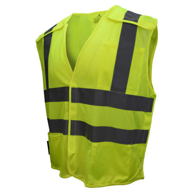 Radians-SV45-2ZGM Type R Class 2 Self Extinguishing Mesh Breakaway Vest