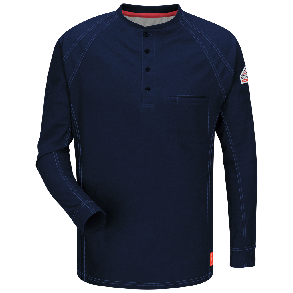 Flame Resistant Iq Series™ Henley By Bulwark Qt20