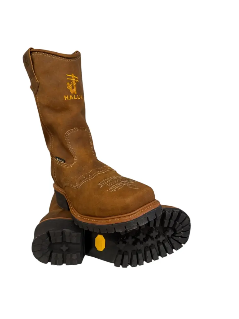 *** Coming Soon! ***Hall’s New Exclusive (Only available here) 610W 12″ Waterproof Composite Square Toe Wellington Lineman Boot, Manufactured in the USA. 