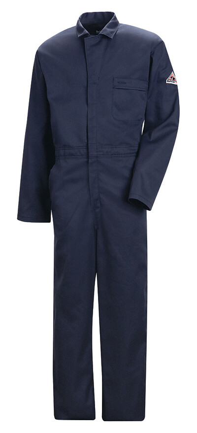 Bulwark-Ceh2Nv Flame Resistant Navy Industrial Coverall