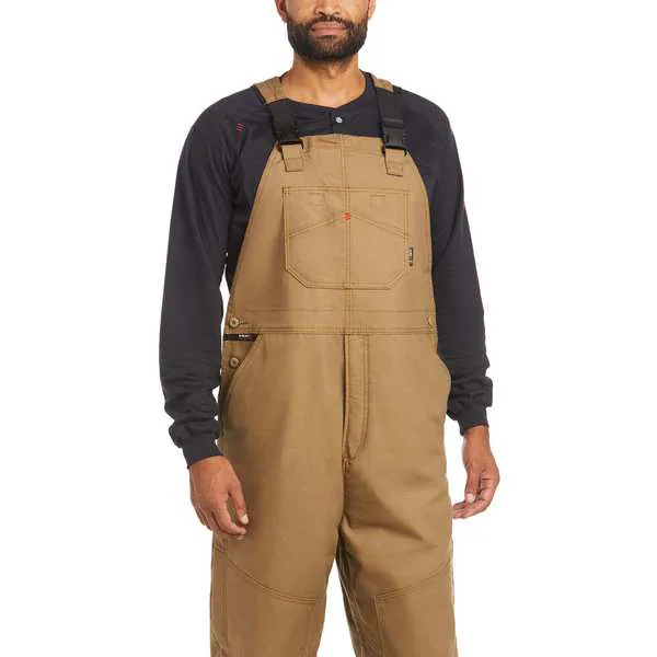 10023459 Ariat's FR Insulated Overall 2.0 Bib Khaki