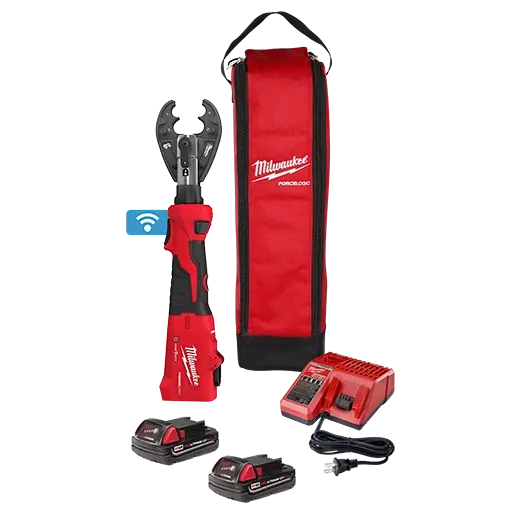 Milwaukee M18™ FORCE LOGIC™ 6T Linear Utility Crimper Kit w/ O-D3 Jaw 2978-22O