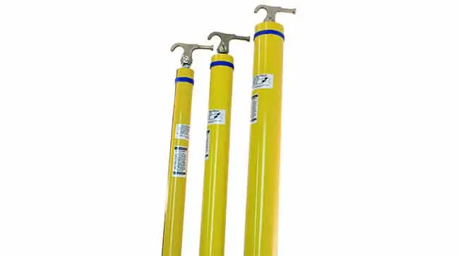 Telescoping Hot Sticks with Easy Alignment Feature