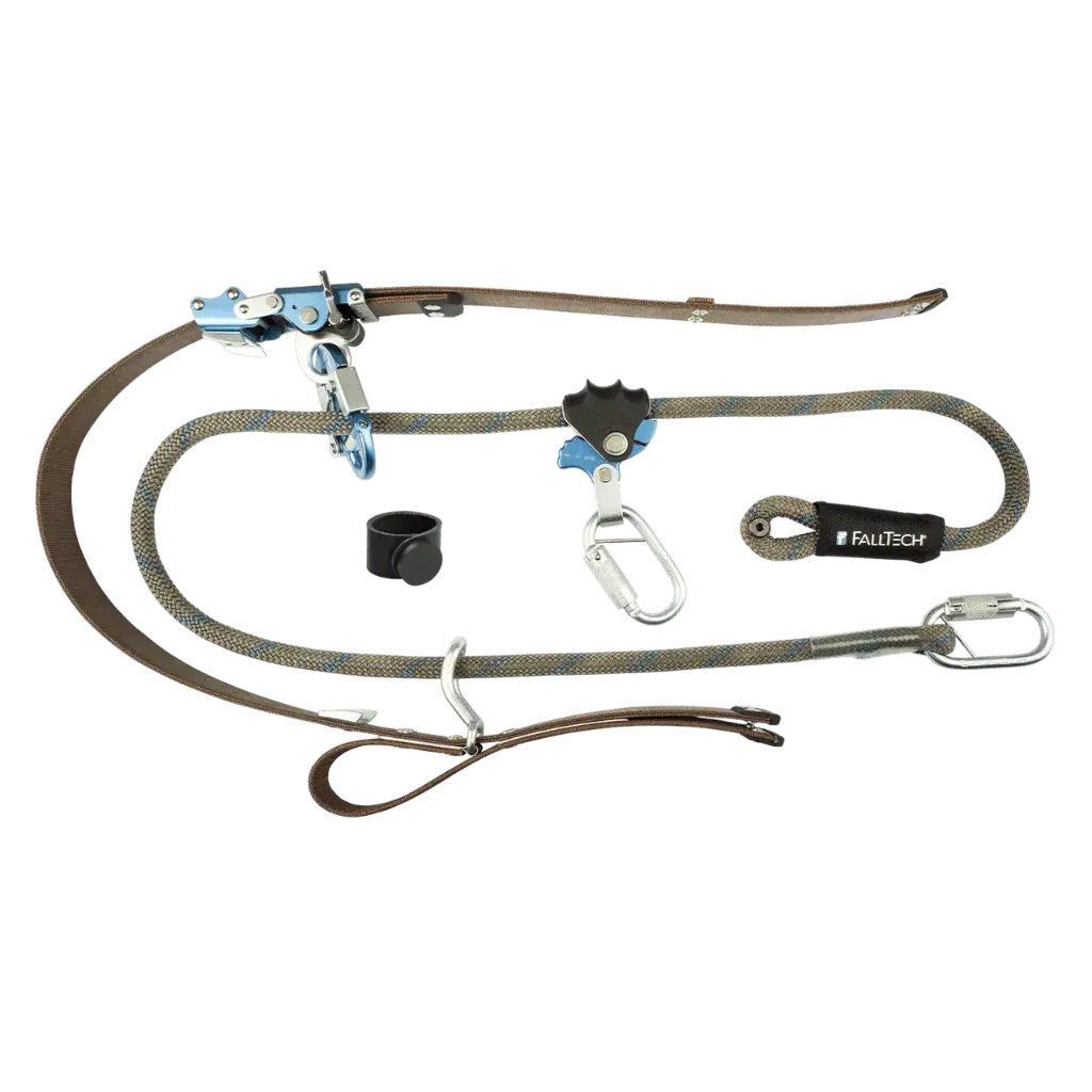 FallTech APEX Pro Adjustable Wood Pole Fall Restrict Device for Distribution Poles - 8180D