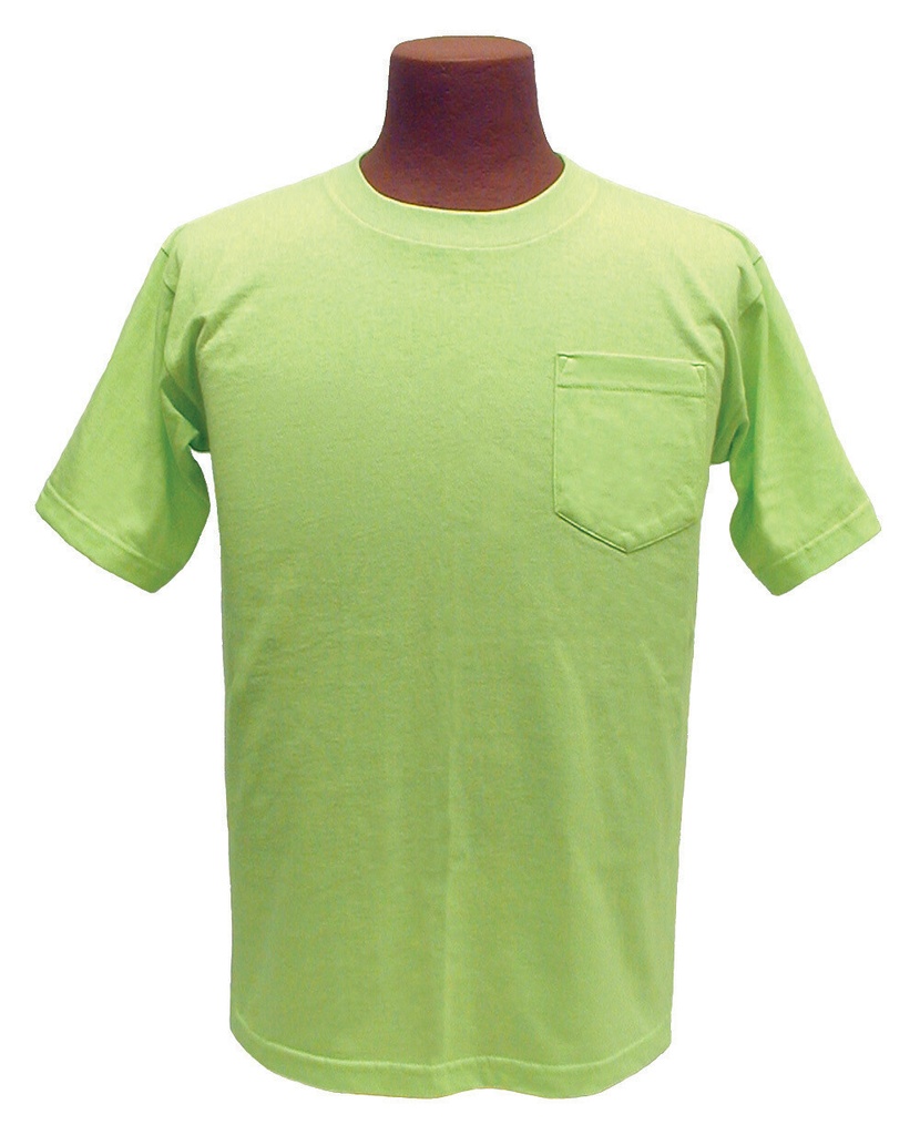 Hall's-100% Cotton Lime Green 7100 T-Shirt