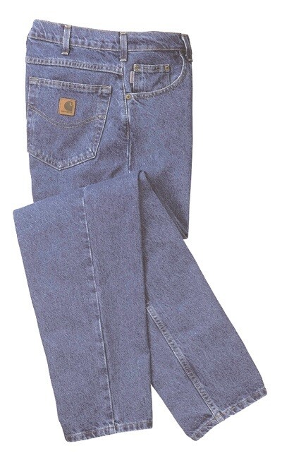 Carhartt-B17STW Relaxed Fit Tapered Leg Stonewash Denim Jeans