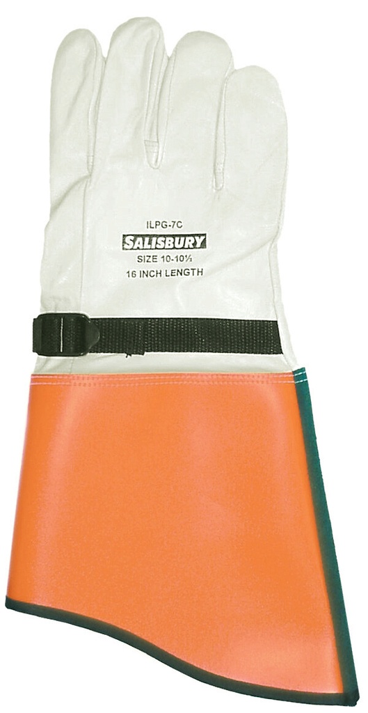 Salisbury 16 Goatskin Leather Rubber Glove Protector ILPG7C