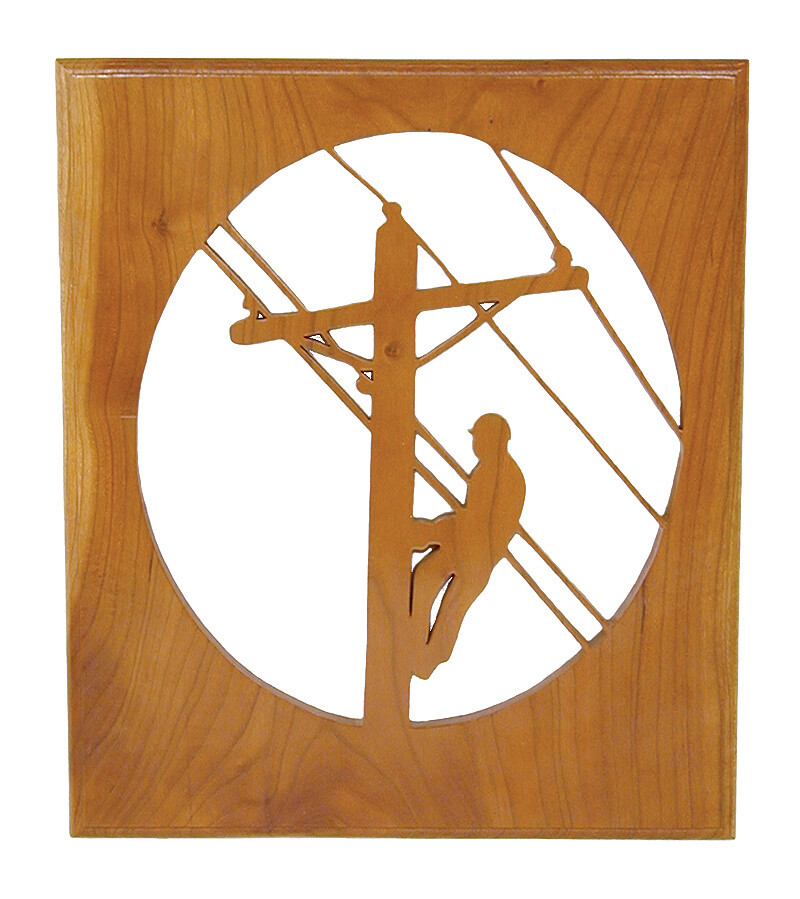 Hall's-Lineman Award Wall Plaques