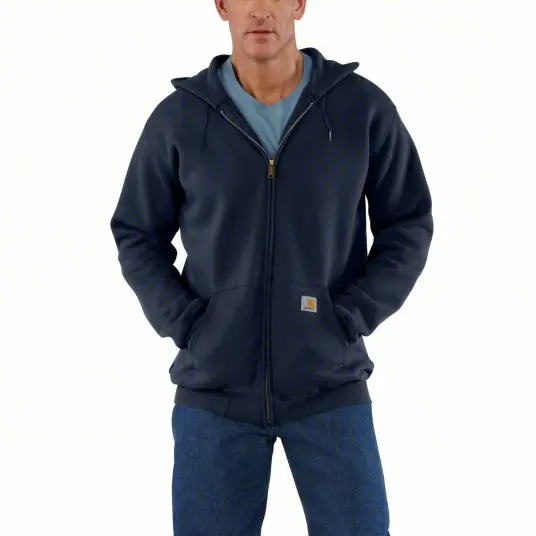 Thermal-Lined Hooded Zip-Front Sweatshirt Style # J149 Size  3XL Only