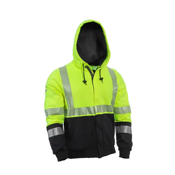 DRIFIRE FR® FR Hybrid Deluxe Zip Front Sweatshirt Class 3 SWSHEHZC3