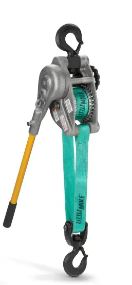 Little Mule Series 6000A 3 Ton Lineman's Strap Hoist Puller