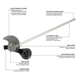 Milwaukee M18 Fuel™ Quik-Lok™ Edger Attachment 49-16-2718 