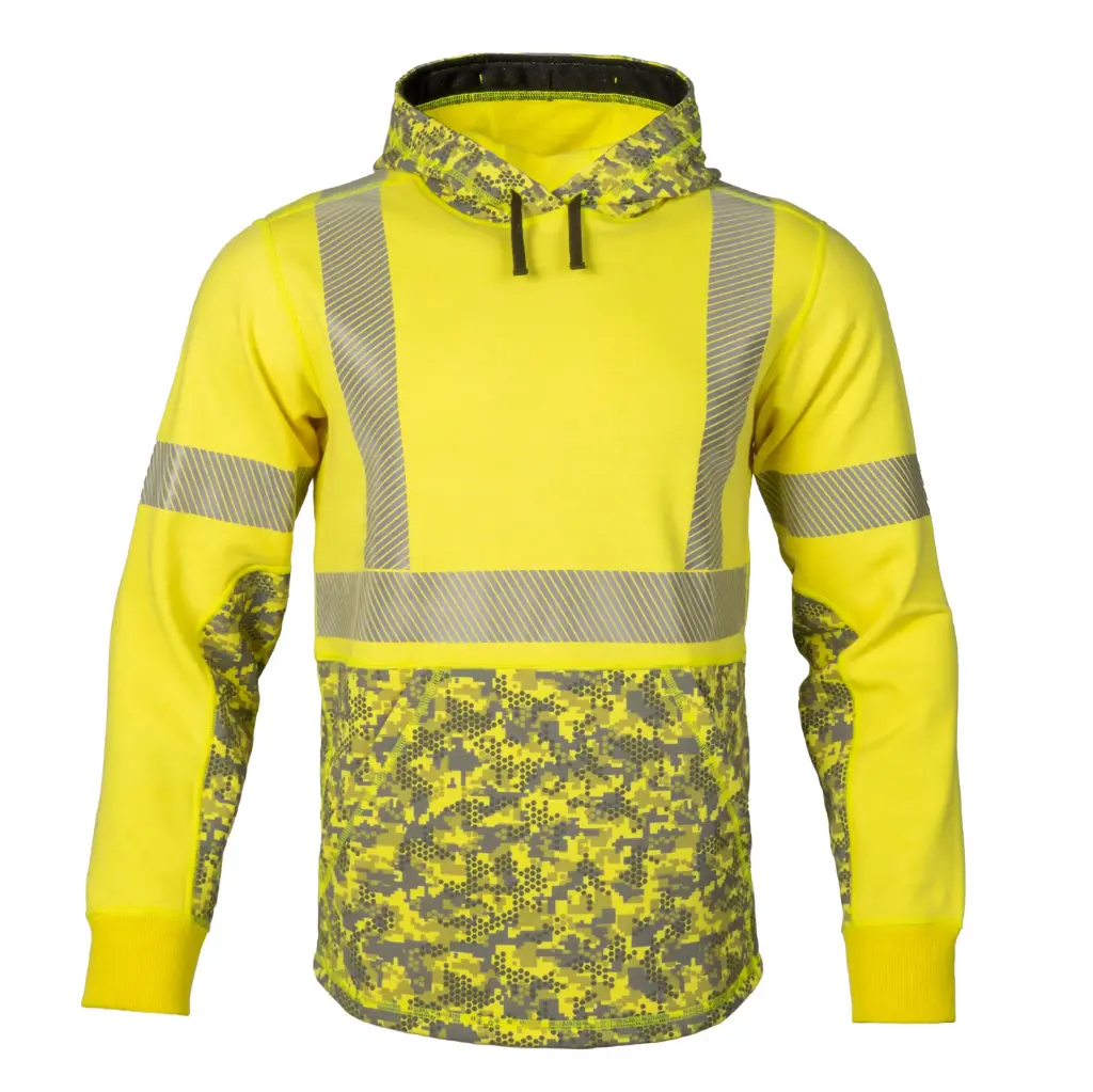 Dragonwear - DFMC147 Men's Elements™ Cyclone Hi-Vis Pullover FR Hoodie