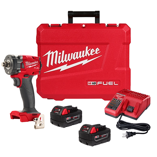 Milwaukee M18 FUEL™ 1/2 " Compact Impact Wrench w/ Friction Ring Kit 2855-22R