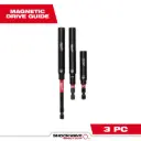 Milwaukee 3PC SHOCKWAVE™ Impact Duty Magnetic Drive Guide Guide Set 48-32-4519