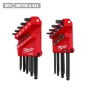 Milwaukee 22-Key Ball End L-Style Hex Key Set - SAE/Metric  48-22-2187