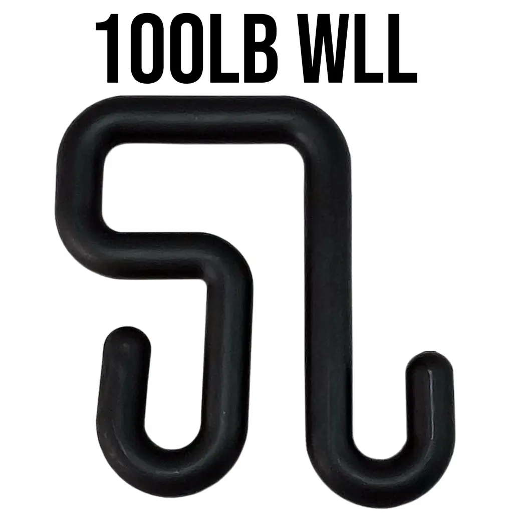 Line Works 1005, 3" Bucket Hook: Rated at 100lbs