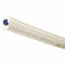 1/2" Braided Safety Blue™ 16 White Climbing Rope By the foot Quantity Discounts 120' and over