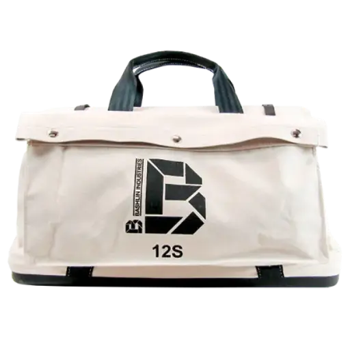 [12S] 12S Bashlin Canvas Tool Bag With Hard Bottom
