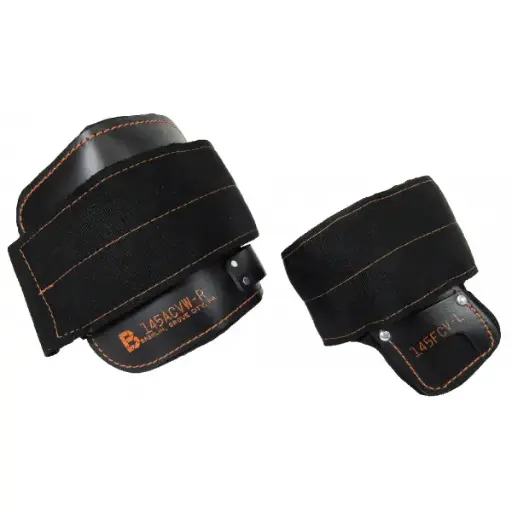 145Acvw, 145Bcvw, & 145Fcvw Bashlin's "Wide" Hook-N-Loop Climber Pads W/ Angled Inserts