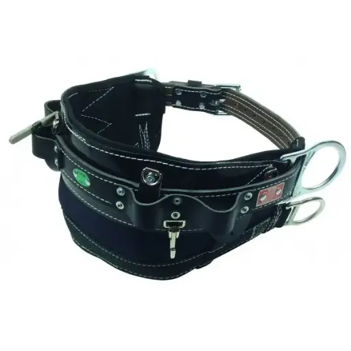 1515Px4D Bashlin Ez Rider Lite 4-D Ring Belt W/ Nylon Cushion
