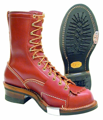 Boots-West Coast RW9710 10 Redwood Highliner™ Lace-To-Toe Mini-Lug Sole Lineman Boot