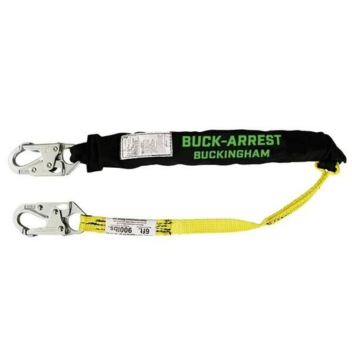 [6VV116S2] Buckingham The 6Vv116S2 Buck Arrest 6 Shock Absorbing Lanyard