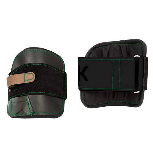 [3202C-BL] Buckingham-Big Buck™ Wrap Pad W/ Cinch Loop & Angled Insert For Titanium/Steel Climbers - (3202C-BL) Black/Green