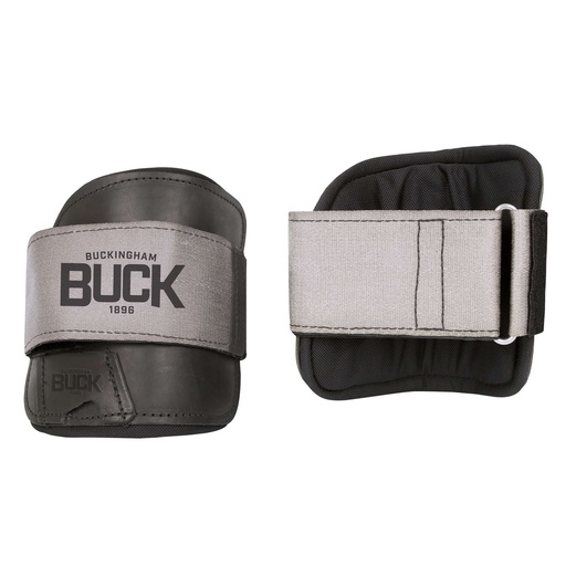 [3202C] Buckingham-Big Buck™ Wrap Pad W/ Cinch Loop & Angled Insert For Titanium/Steel Climbers – (3202C) Black/Grey