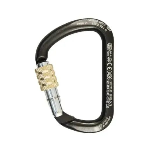 [5005M] Buckingham-Screw Gate Steel 5005M Carabiner