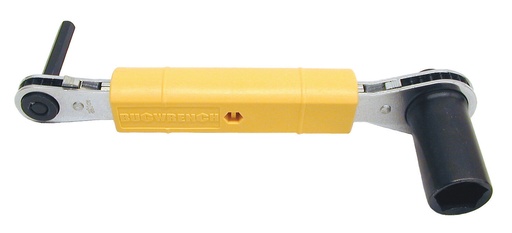 [BW251] Bugwrench Bw251 With Reversible Allen Ratchet On One End And Reversible 90" Penta Ratchet On Other End