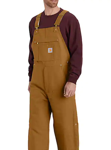 Carhartt 104393 Loose Fit Firm Duck Insulated Bib Overall