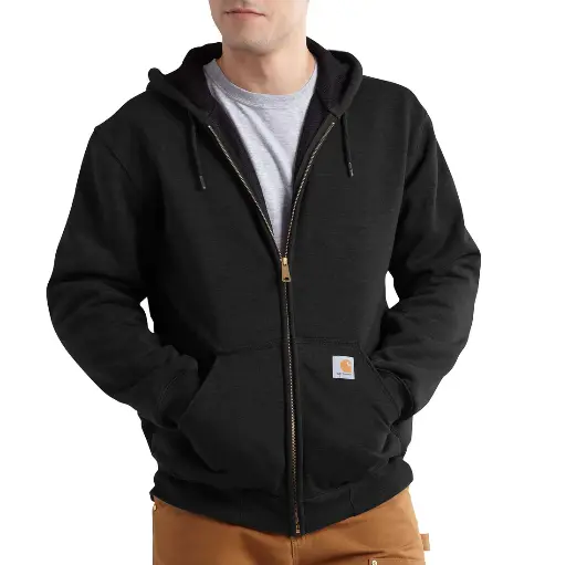 Carhartt Rain Defender® Rutland Thermal Lined Hooded Zip-Front Sweatshirt 100632-472 & 100362-001