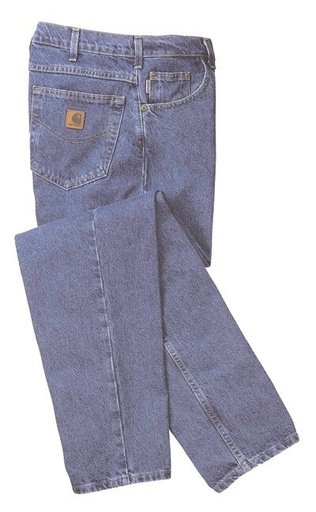 Carhartt-B17STW Relaxed Fit Tapered Leg Stonewash Denim Jeans