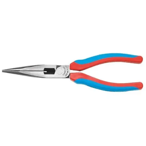 [318CB] Channellock-Eight Inch Code Blue Heavy Duty Side Cutting Long Nose Pliers 318Cb