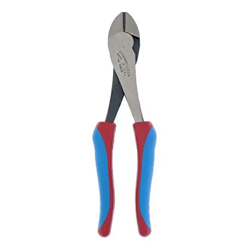 [338CB] Channellock-Eight Inch Code Blue High Leverage Diagonal Cutting Pliers 338Cb