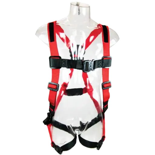 Deq662Ha Bashlin "H" Style Arc Flash Full Body Harness W/ Quick Release Buckles