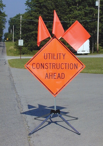 Eastern Metal-C102 & C902 Compact Stands For 36" & 48" Roll-Up C-Signs