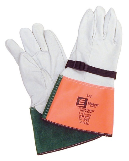 Edwards 14″ 845 Goatskin Leather Protectors For Rubber Gloves
