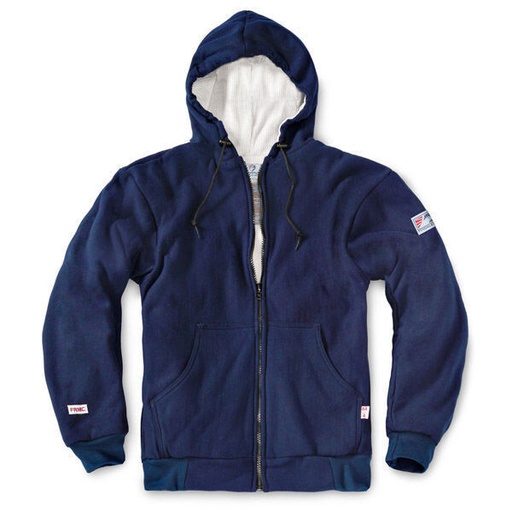 M724T Tyndale Premium Hooded Lined Zip-Front Fr Sweatshirt