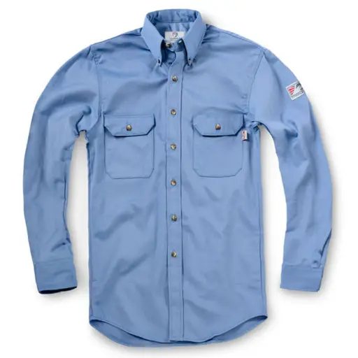 Flame Resistant Button Down Long Sleeve Shirt By Tyndale K196T