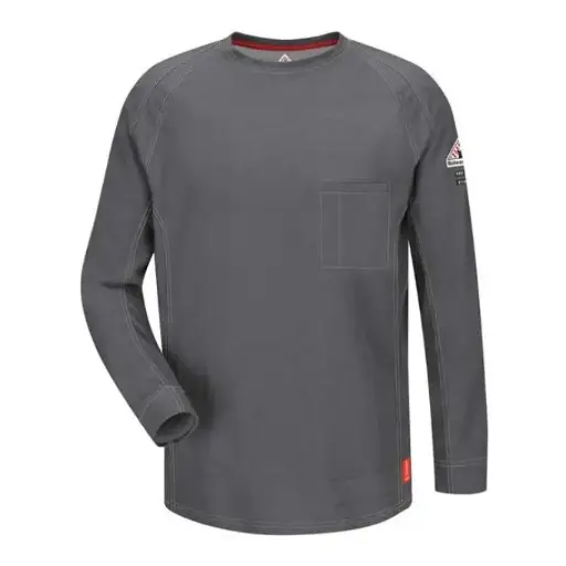 Flame Resistant iQ Series™ Long Sleeve T-Shirt By Bulwark QT32
