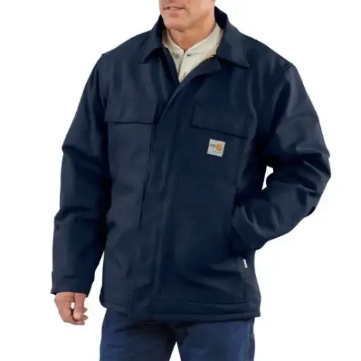 Flame Resistant Quilt Lined Duck Traditional Jacket By Carhartt 101618