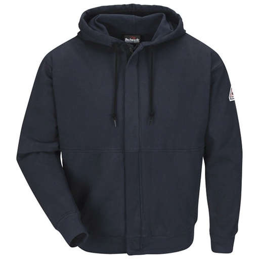 Flame Resistant Zipper Front Fleece Sweatshirt By Bulwark Seh4Nv