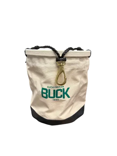 [11215] Buckingham-11215 Large Canvas Bucket W/ Plywood Bottom