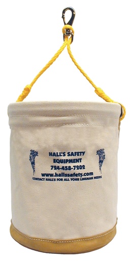 [11215] Buckingham-11215 Large Canvas Bucket W/ Plywood Bottom