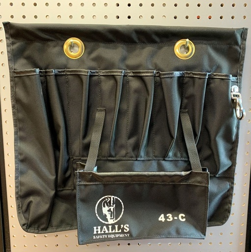 [43C] Hall's-Aerial Apron 43C With 9 Pockets