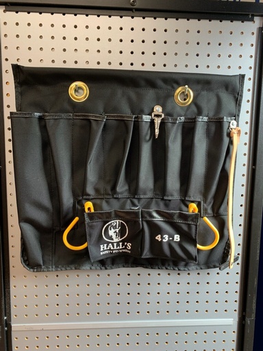 [43B] Hall's-Cordura Nylon Aerial Apron 43B With 10 Pockets